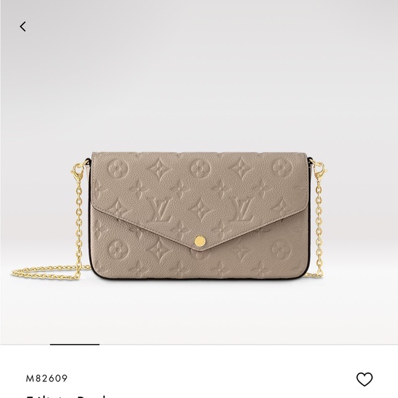 Louis Vuitton Tan Crossbody Bag with Embossed Monogram - Picture 3 of 9